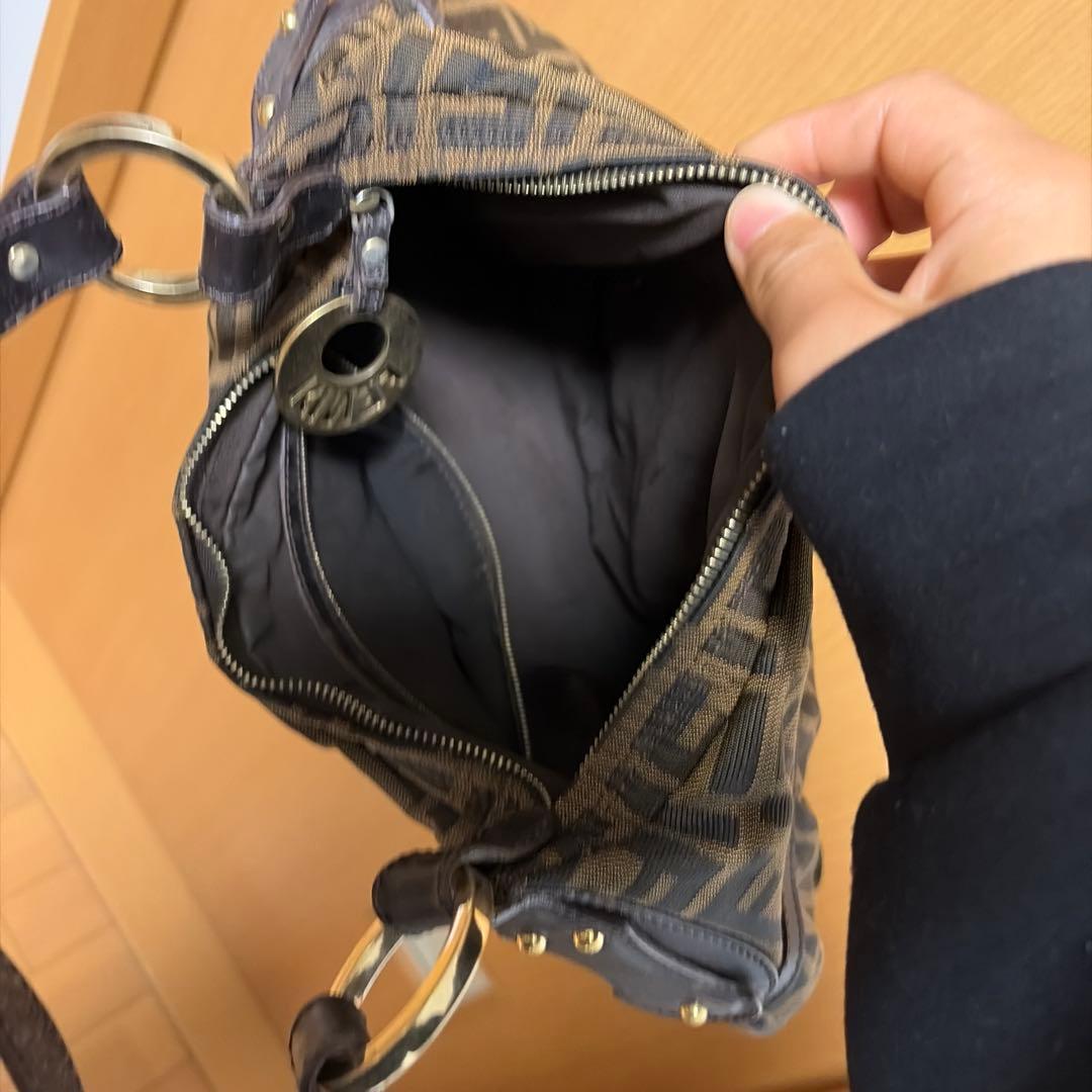 フェンディ シェフバッグ ショルダーバッグ ズッカ キャンバス 肩掛け