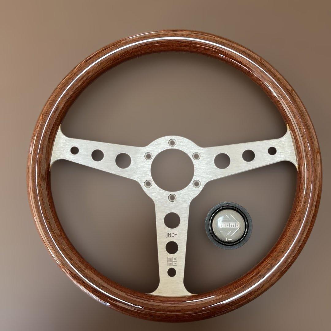 momo superindy スーパーインディ34パイ アルミ削り出し