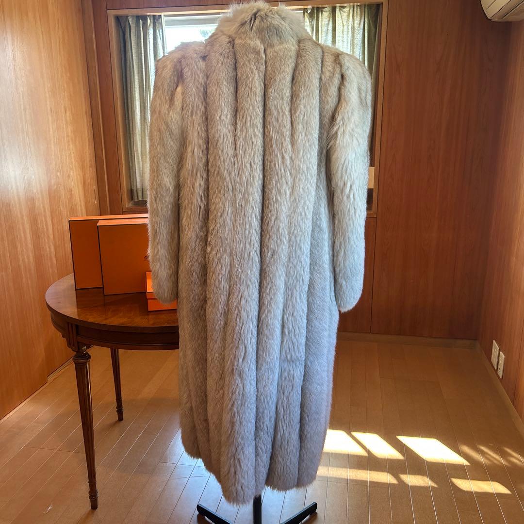 稀少◆HERMES エルメス　ミンクロングコート　毛皮　ヴィンテージ