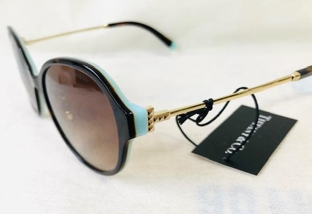 新品ティファニーTiffanyサングラスＴワイヤー眼鏡ティファニーブルーめがね鼈