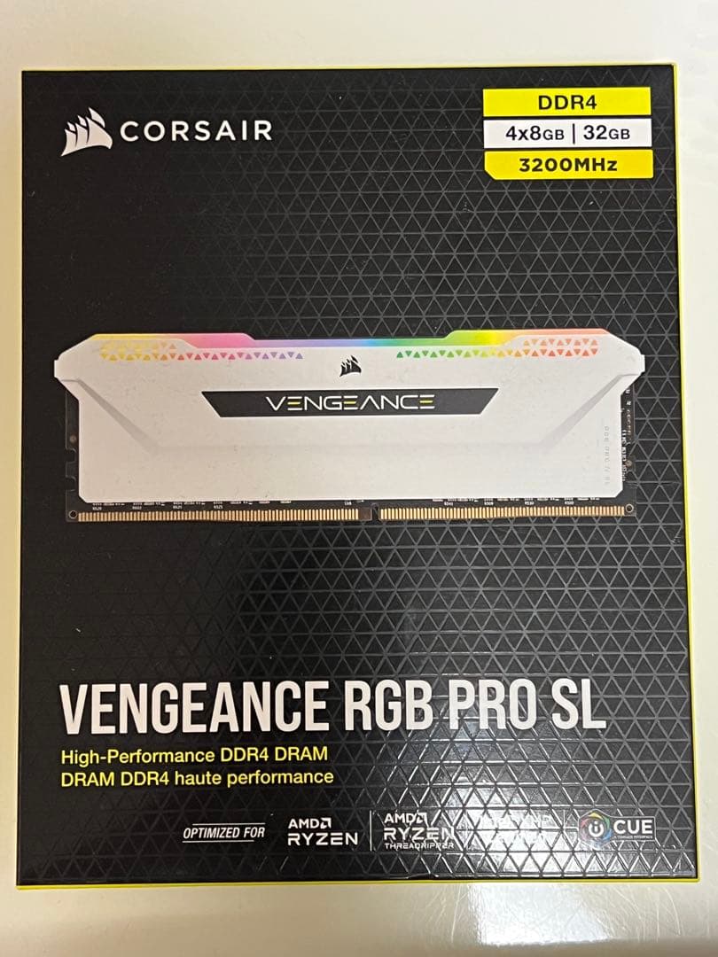 【美品】CORSAIR VENGEANCE RGB PRO SL 32GB