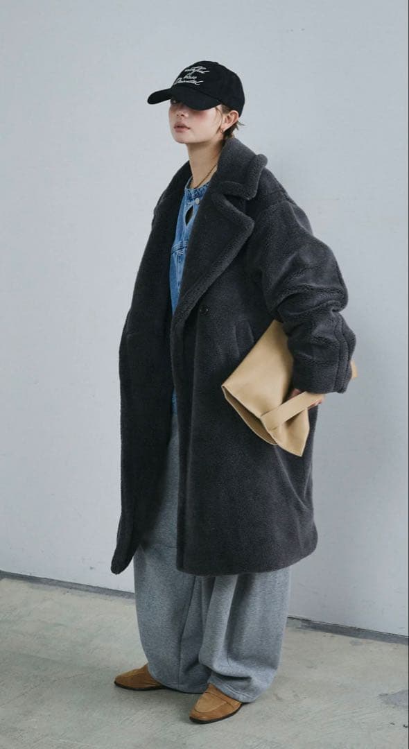 IAM テディロングコート