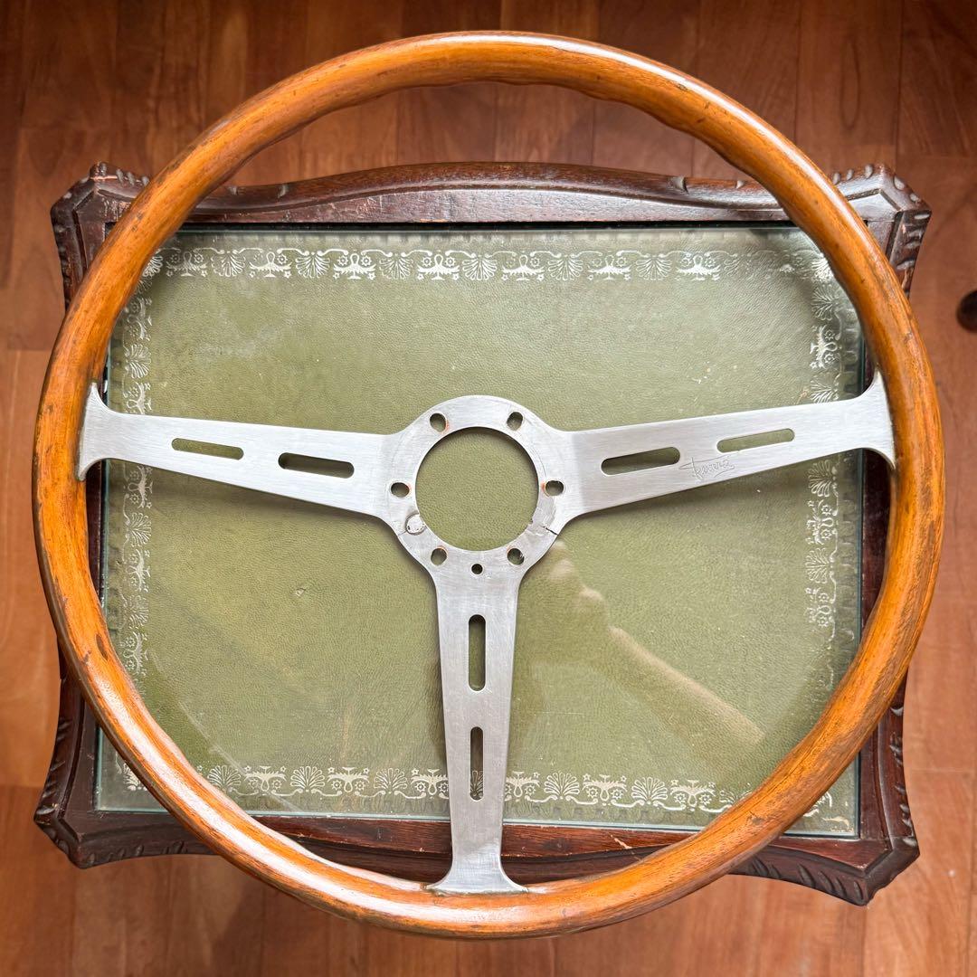 tora／希少1967伊車Ghia450SS用ウッドステアリング