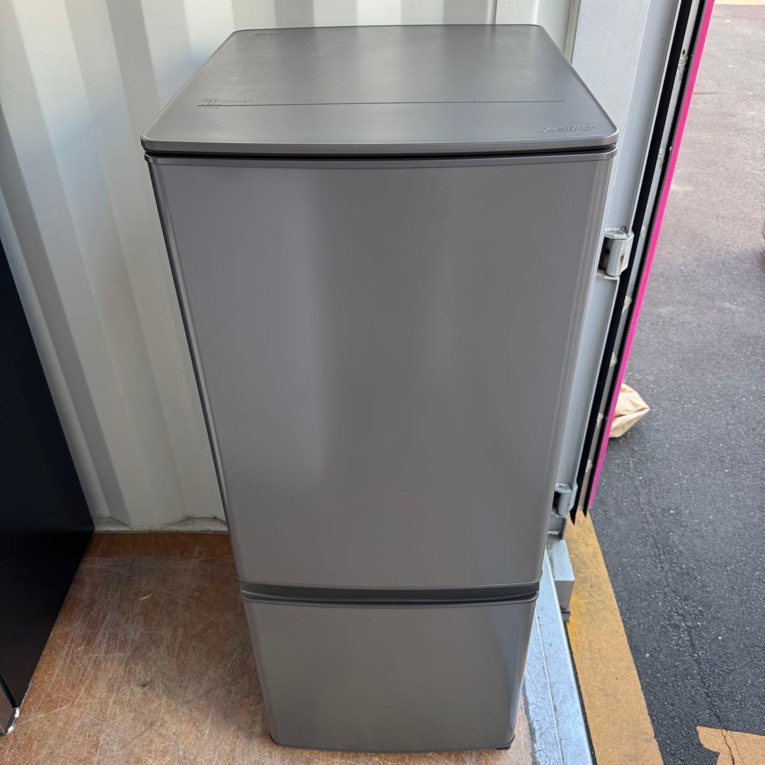 C7302★2023年製美品★三菱冷蔵庫　自動霜取り　グレー　一人暮らし　洗濯機