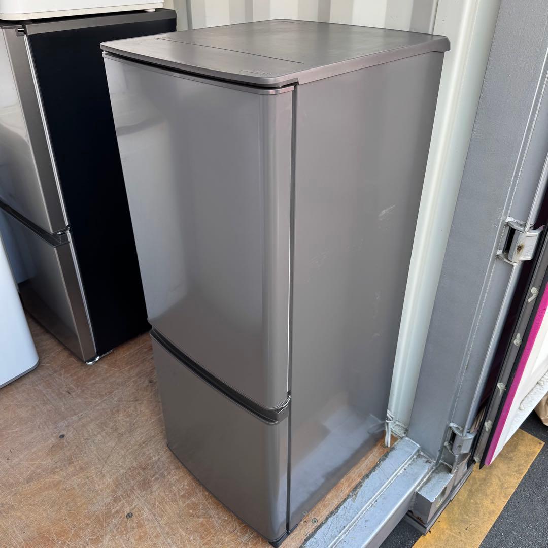 C7302★2023年製美品★三菱冷蔵庫　自動霜取り　グレー　一人暮らし　洗濯機