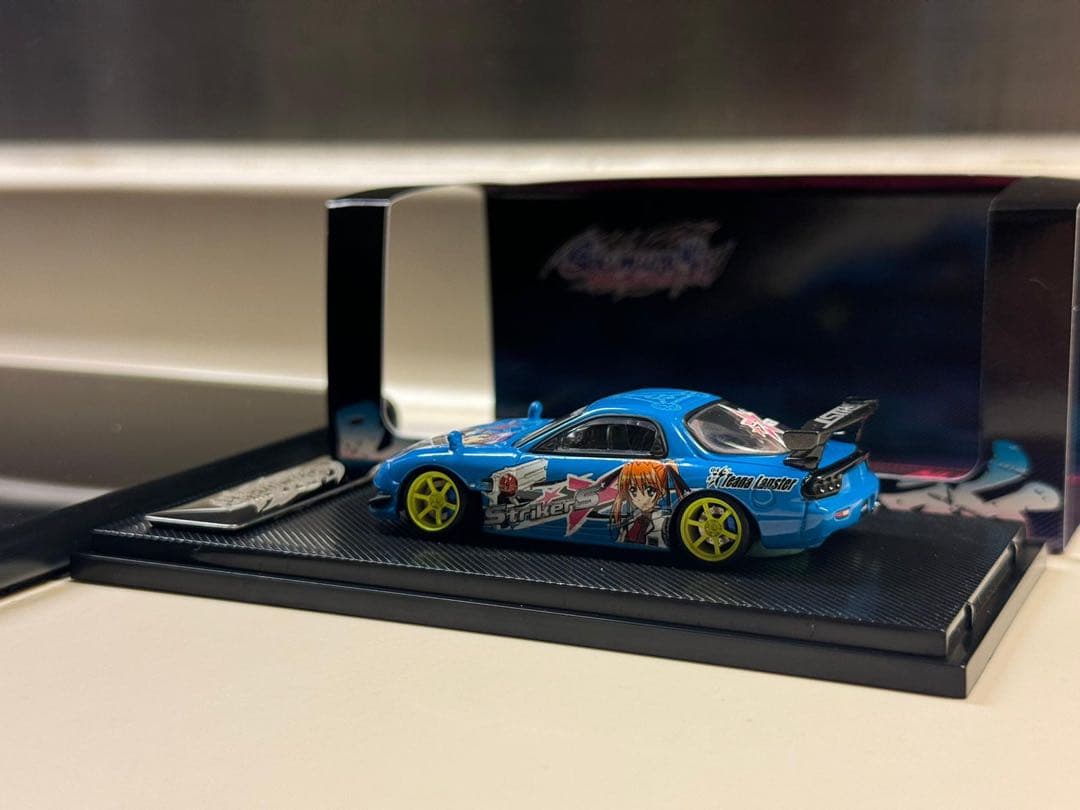 1/64 改 RE雨宮 RX-7 FD3S 痛車RAYS 風 関村