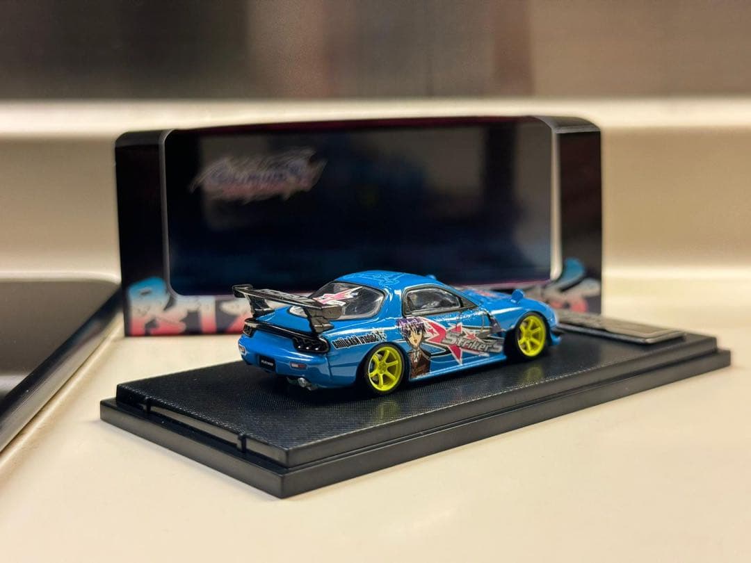 1/64 改 RE雨宮 RX-7 FD3S 痛車RAYS 風 関村