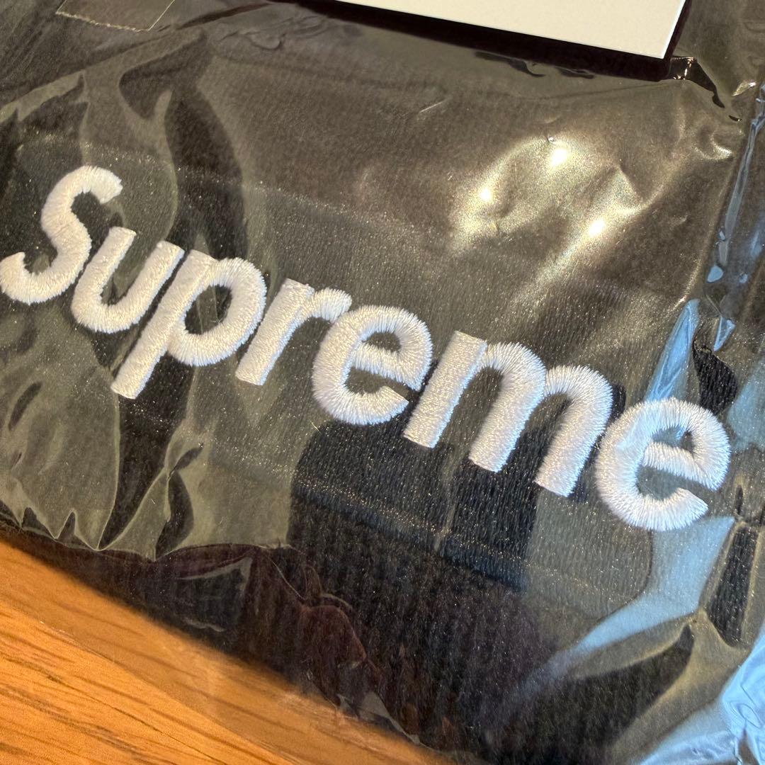 【新品】Supreme New Era Box Logo Beanie ブラック