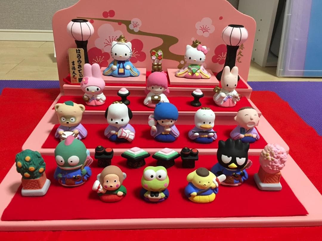 ハローキティ サンリオ 雛人形　2000年度限定版