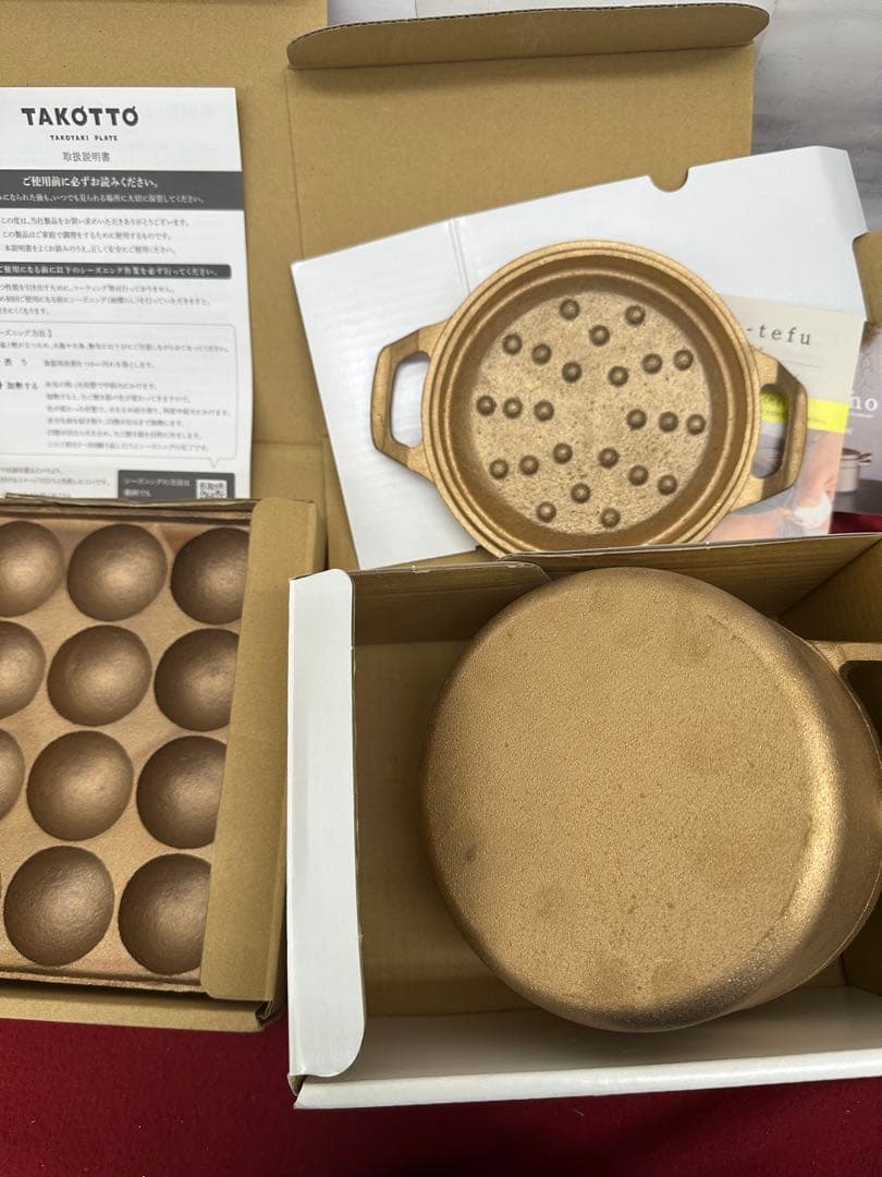 たこっとTAKOTTO たこ焼きてふてふ 、銅合金製鋳物鍋　ガス火対応