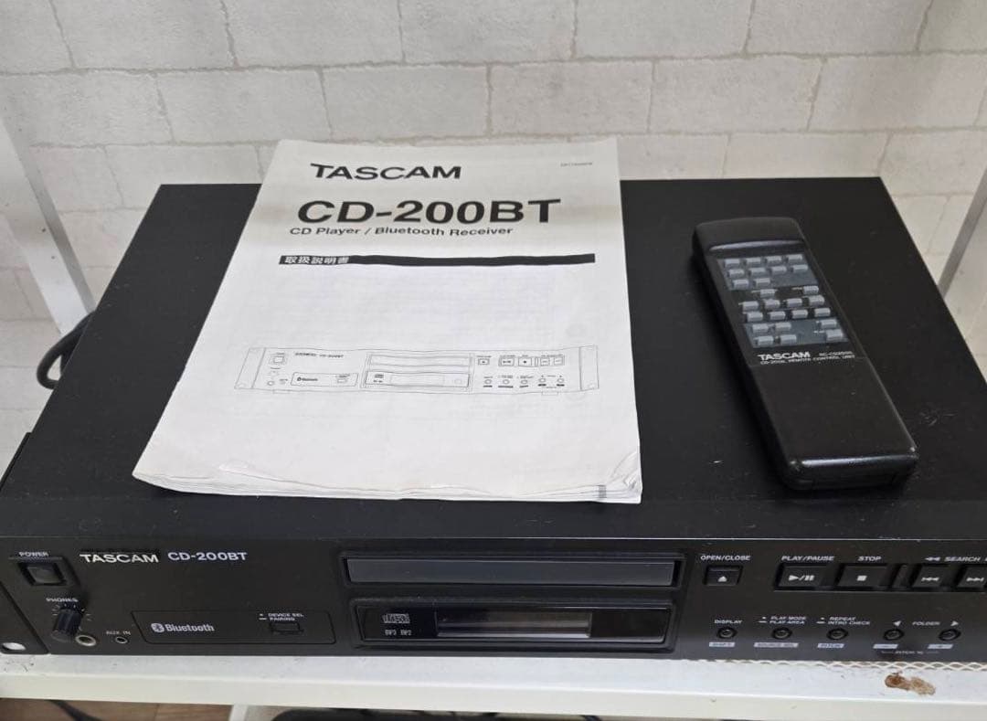 【美品&動作OK】TASCAM CD-200BT