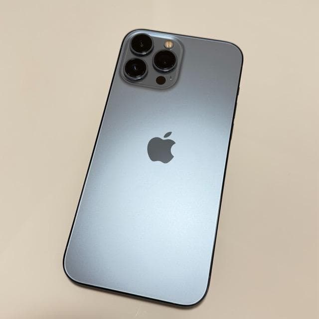 【むん】iPhone13 ProMax　（256GB）シエラブルー