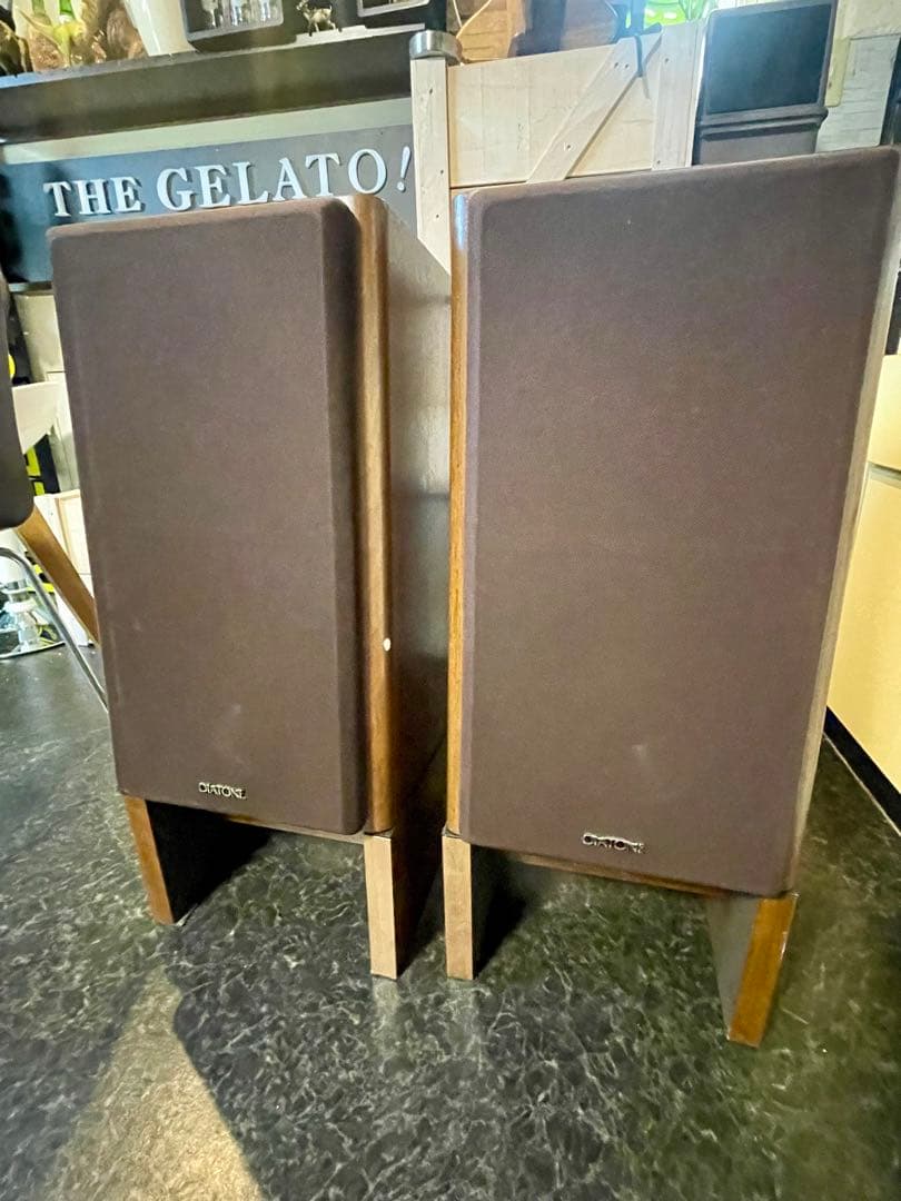 DIATONE DS-66Z スピーカー ペア コード 専用台座付き 動作品