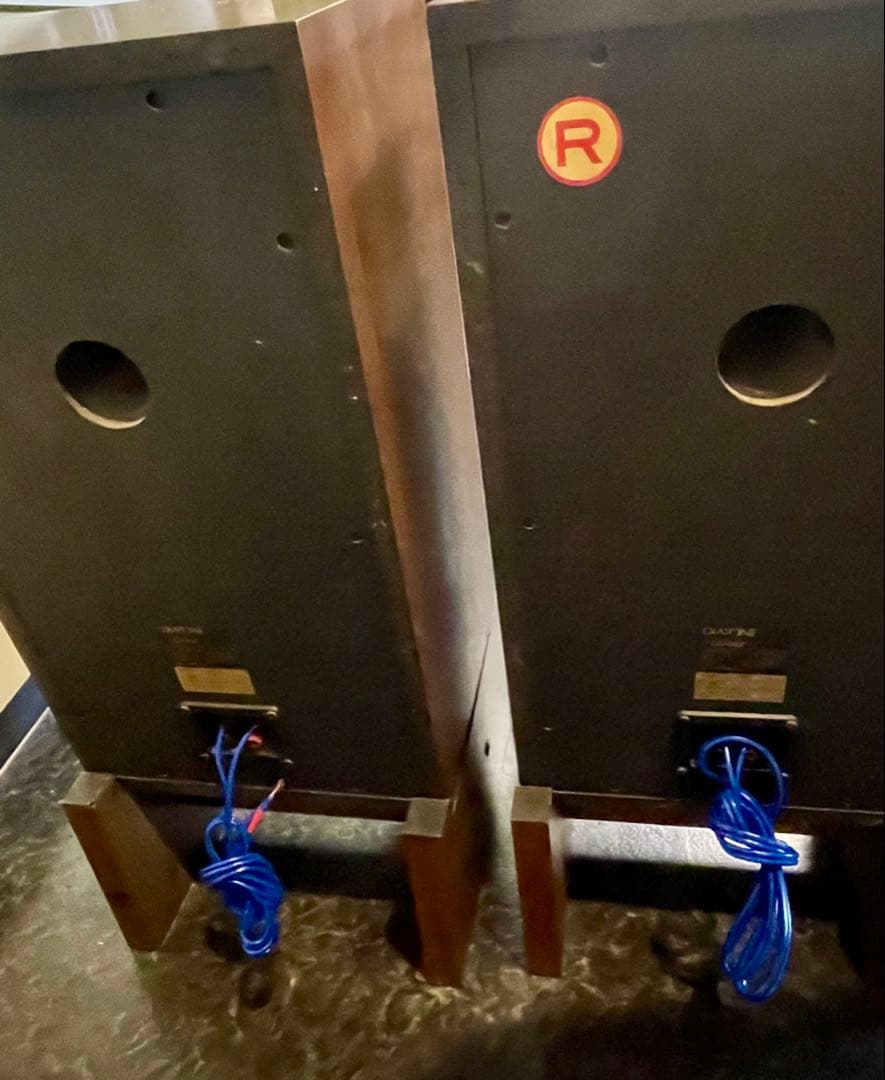 DIATONE DS-66Z スピーカー ペア コード 専用台座付き 動作品