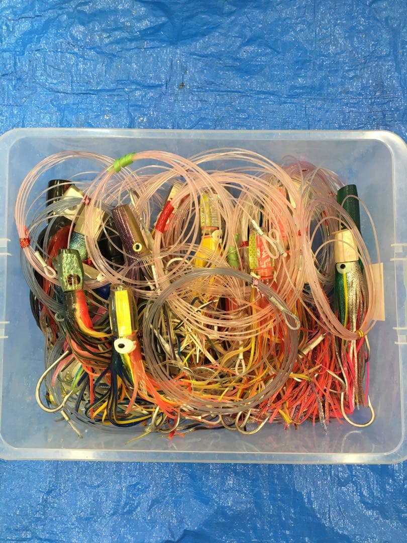 S406 トローリングヘッド仕掛け用　22個セット　ケース付き