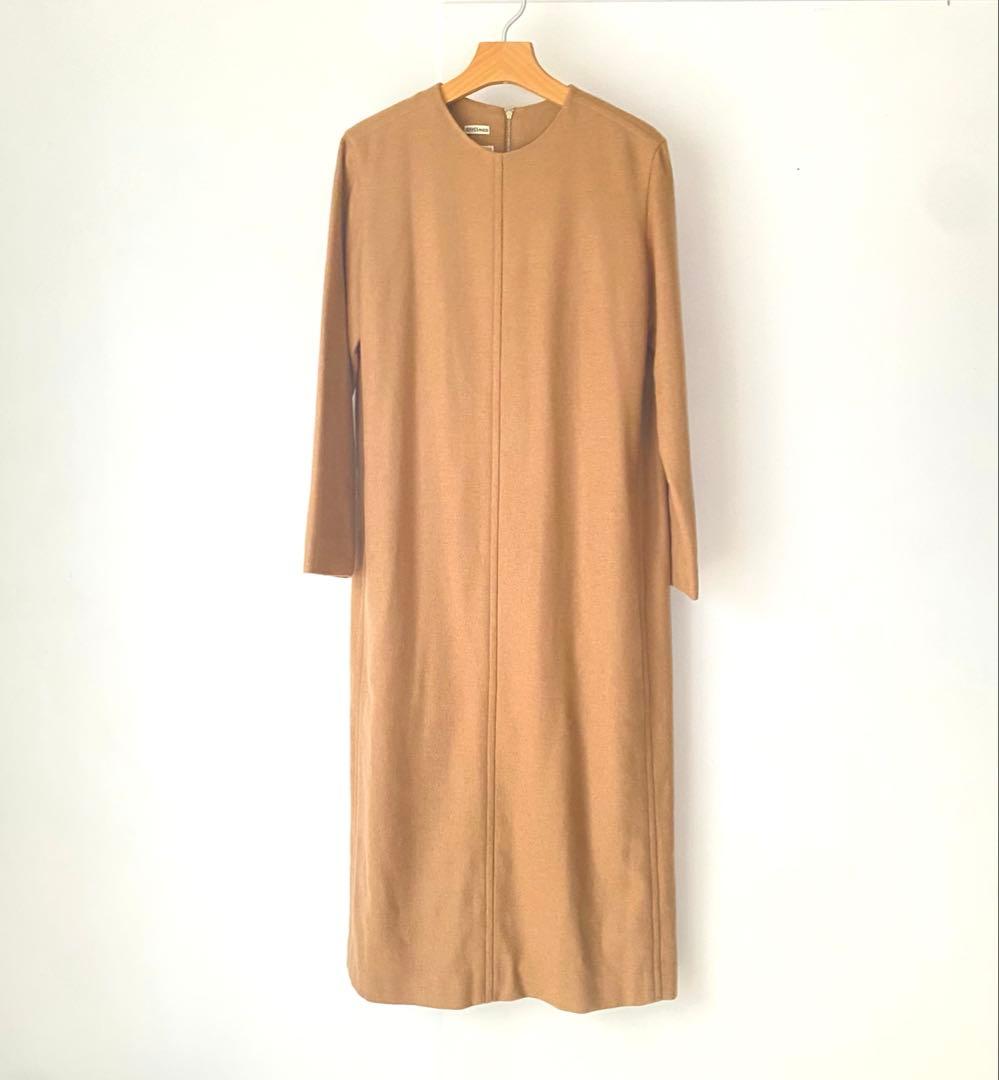 HERMES ワンピース　マルジェラ期　エルメス　キャメル　40サイズ