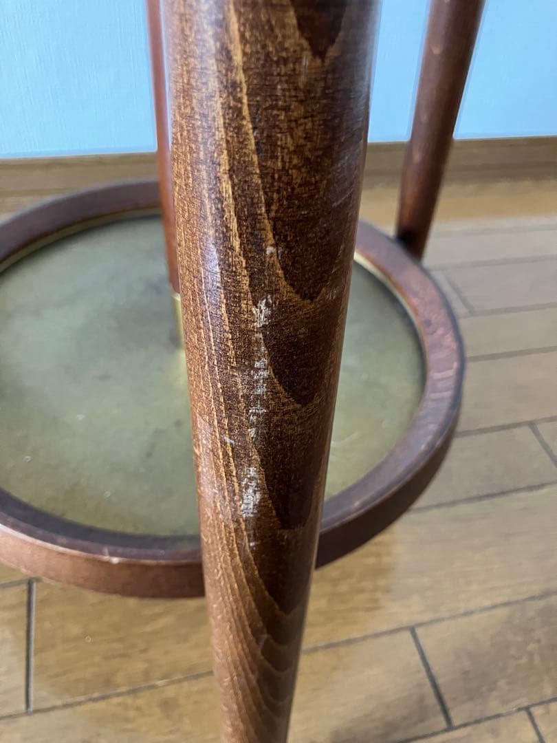 大幅お値下げ❗️【秋田木工】木製ハンガーラック　曲木　昭和レトロ