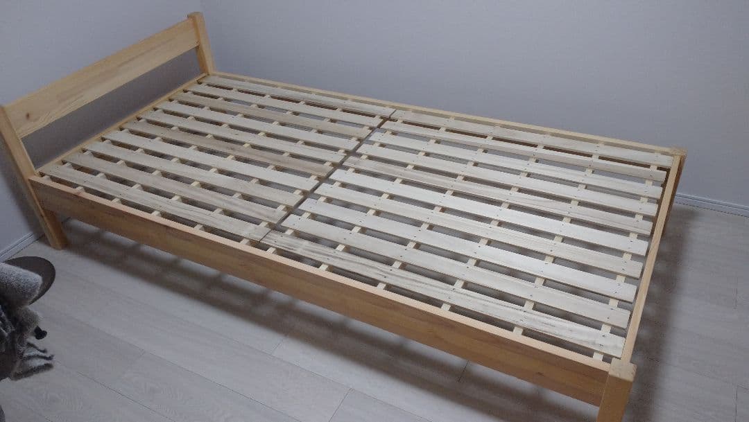 【引取限定】無印良品 シングルベッド パイン材