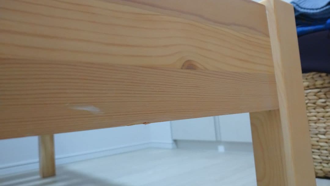 【引取限定】無印良品 シングルベッド パイン材