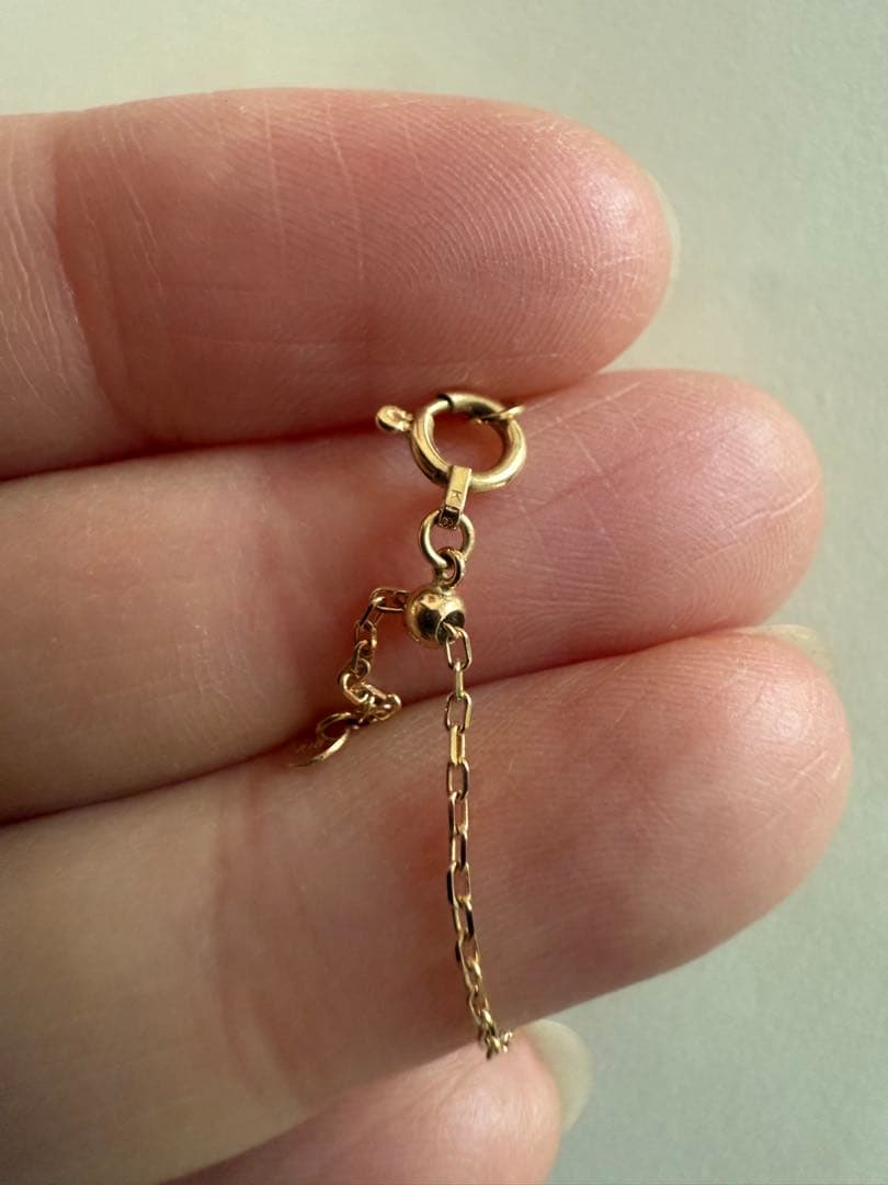 K18金ゴールド スネークチェーン ネックレス1.4g