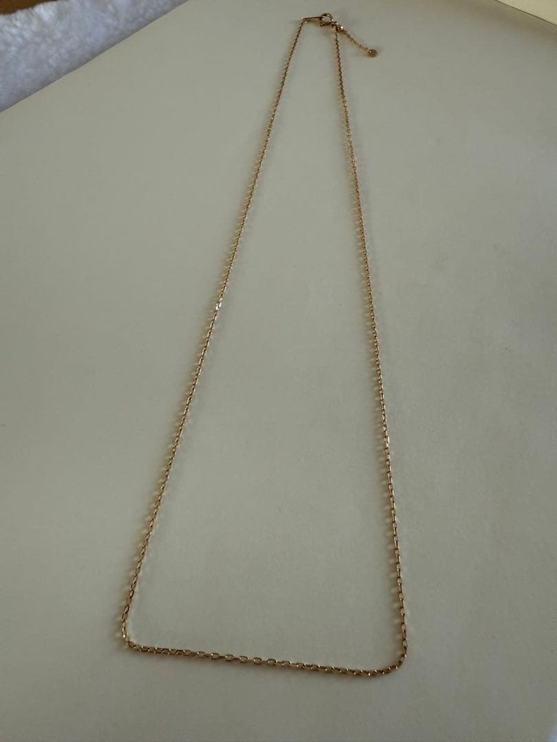 K18金ゴールド スネークチェーン ネックレス1.4g