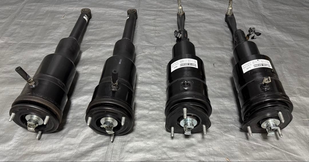 レクサス 純正 UVF46 LS600hl エアサス サスペンション セット