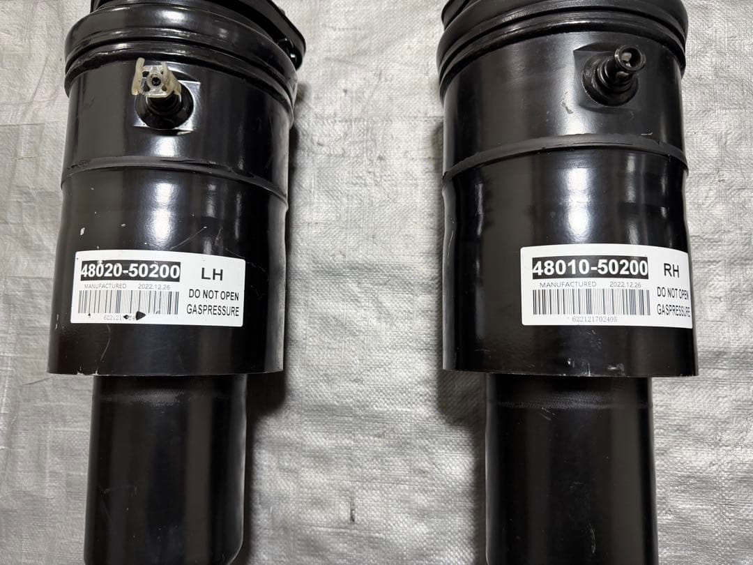 レクサス 純正 UVF46 LS600hl エアサス サスペンション セット