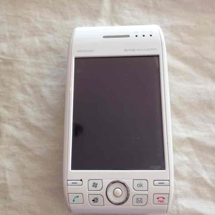 WILLCOM WS004SH ZERO3 白 ホワイト ウィルコム ゼロ 携帯