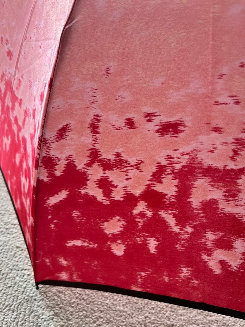 小宮商店 甲州織 雨晴兼用 折畳み傘 赤系