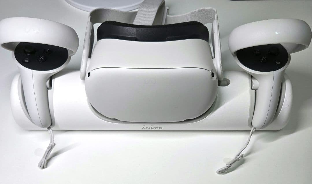 ヘッドホン  Quest 2 128GB & Anker charging dog