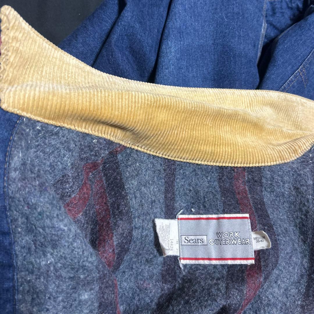 sears カバーオール デニムジャケット ブランケット