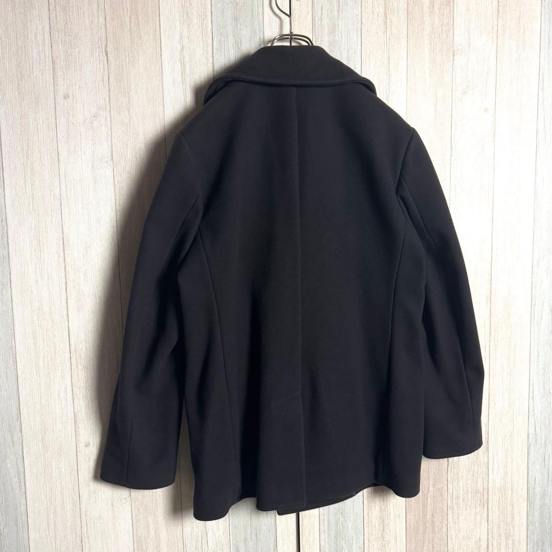 3271【希少イタリア製・美品】現行 ラルフローレン メルトンウール ピーコート