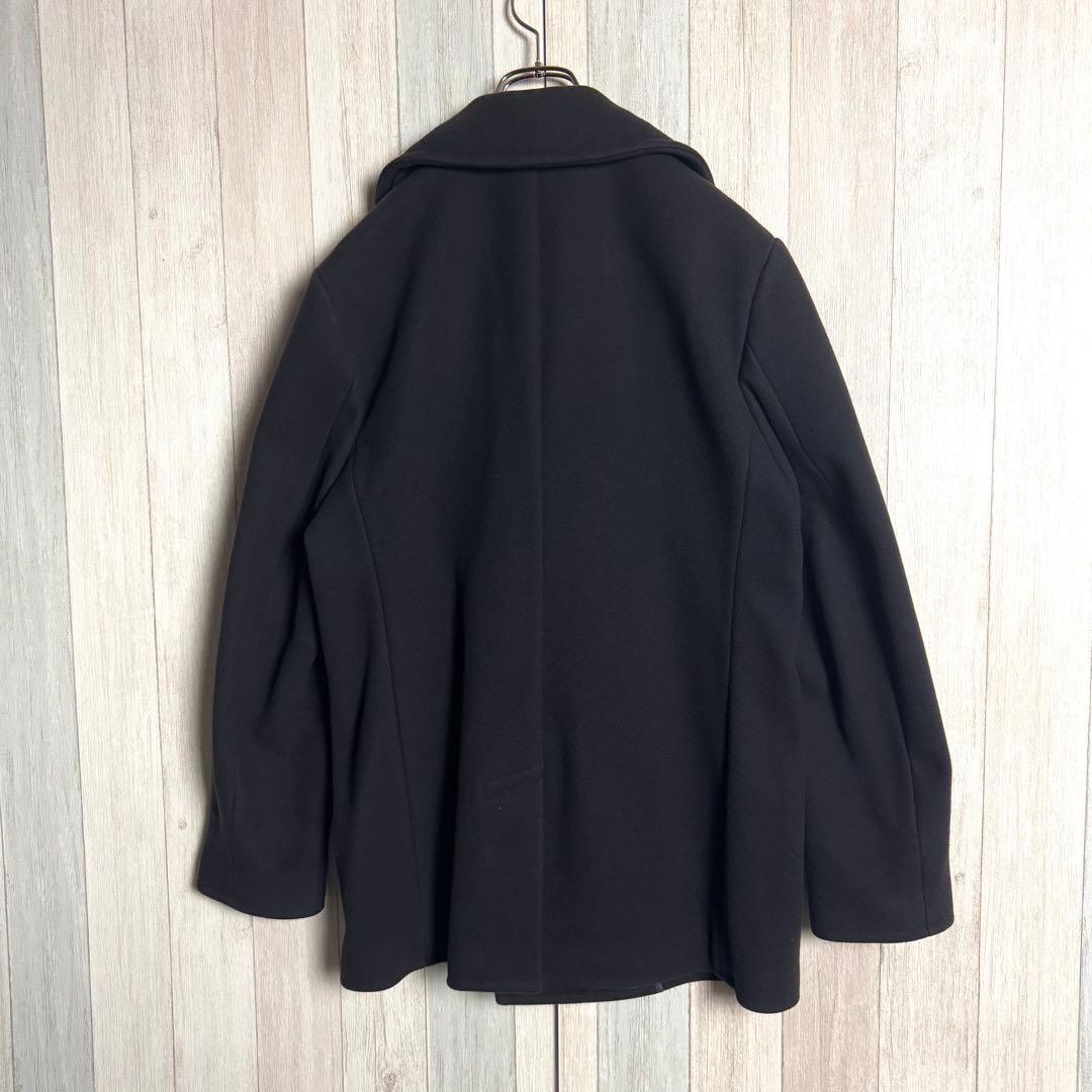 3271【希少イタリア製・美品】現行 ラルフローレン メルトンウール ピーコート