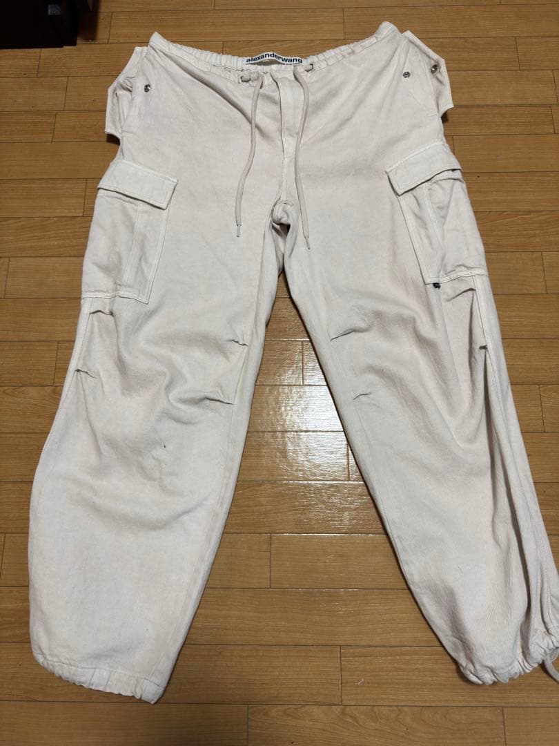 パンツ alexanderwang denim parachute pant
