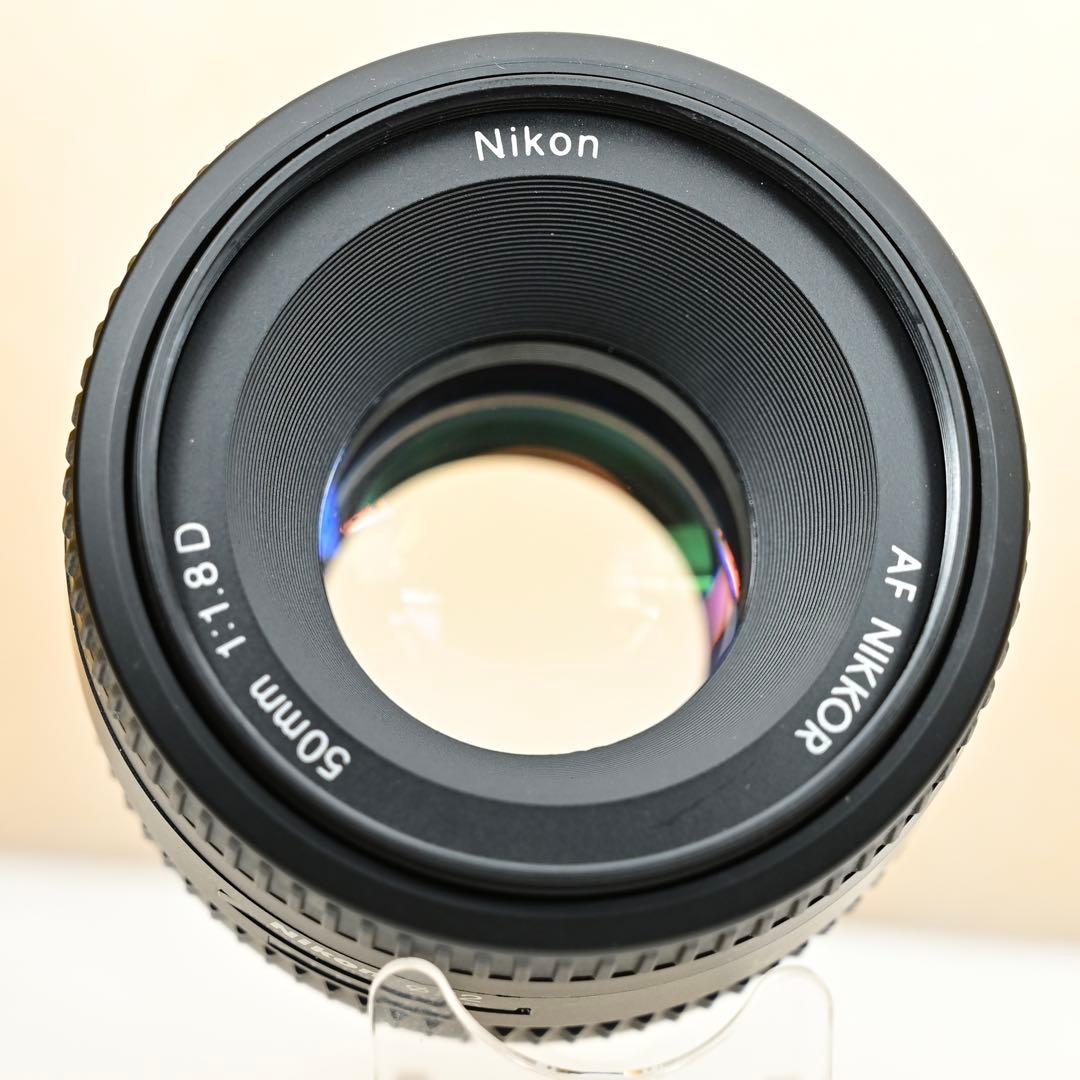 美品　Nikon AF NIKKOR 50mm f/1.8D レンズ