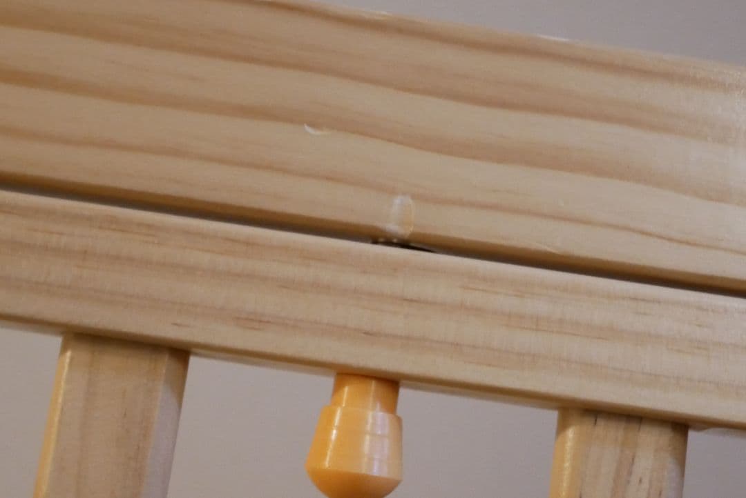 【KATOJI 】木製 ベビーベッド ハイシート カトージ ナチュラル