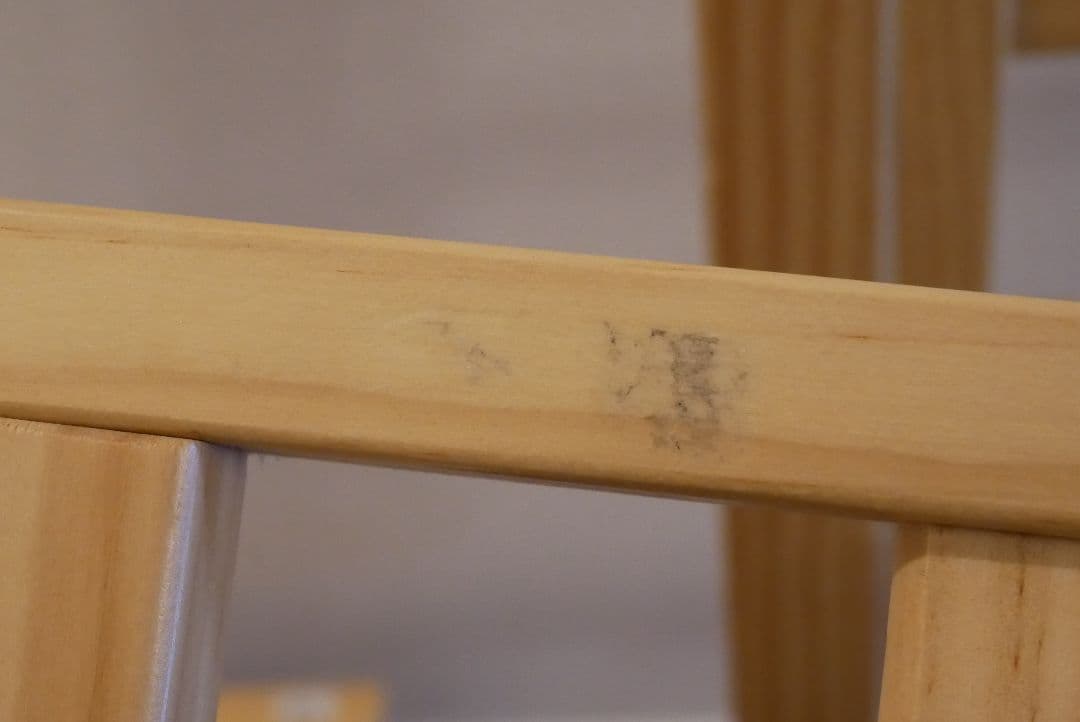 【KATOJI 】木製 ベビーベッド ハイシート カトージ ナチュラル