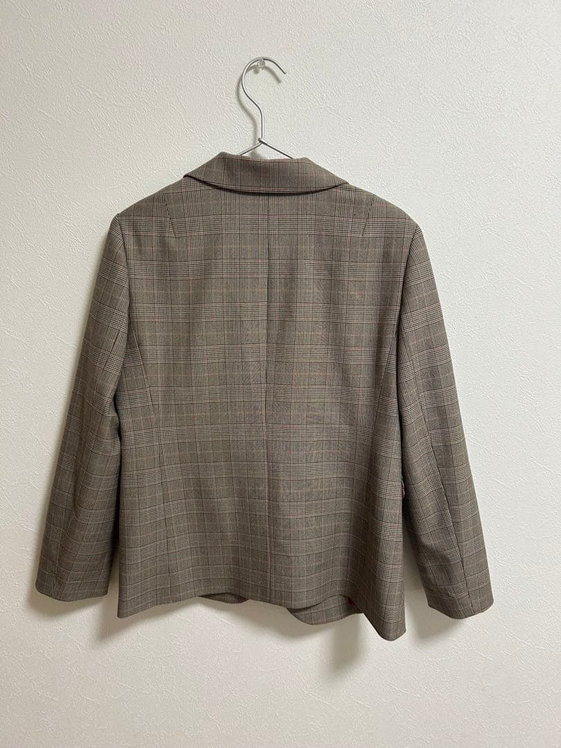 BLUE FRONCE チェック柄 テーラードジャケット