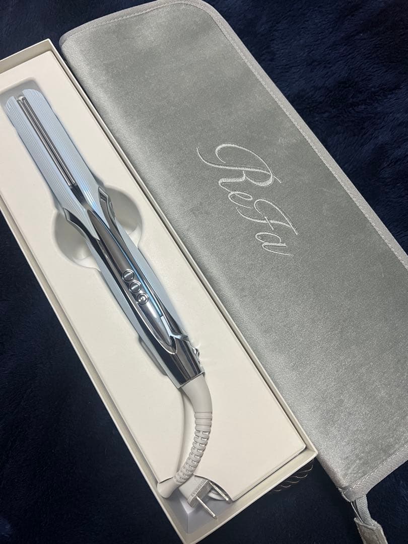 リファストレートアイロン プロ ホワイト＋カバー付き