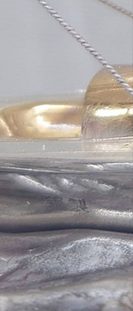 純銀製ヨット模型 ガラスケース付き