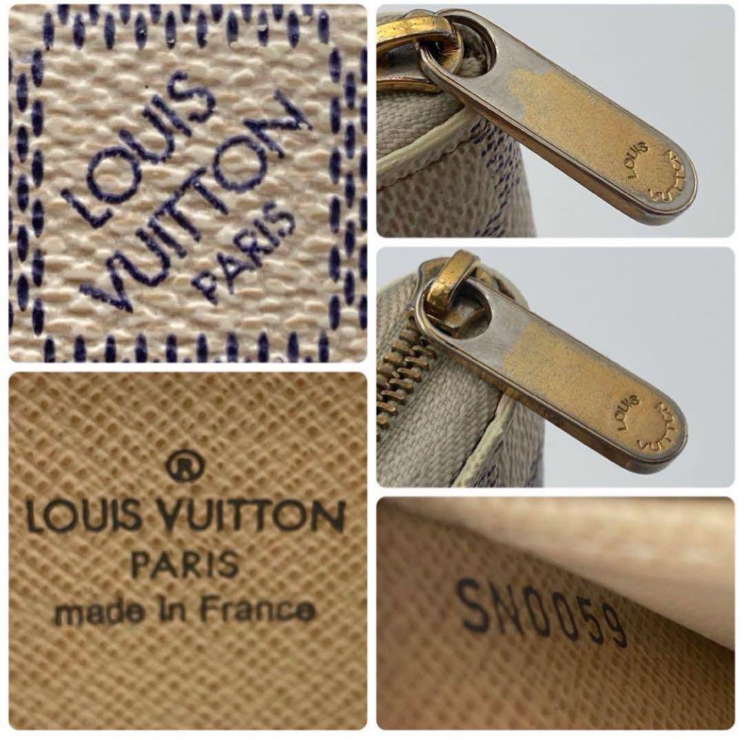 ルイヴィトン ダミエ アズール ジッピー パース カードケース 小銭入れ