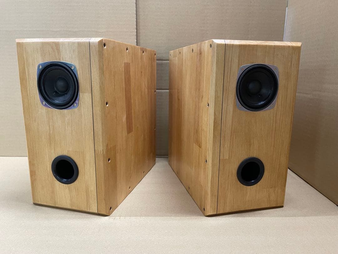 Wバスレフバックロード8cmユニット搭載 自作スピーカー