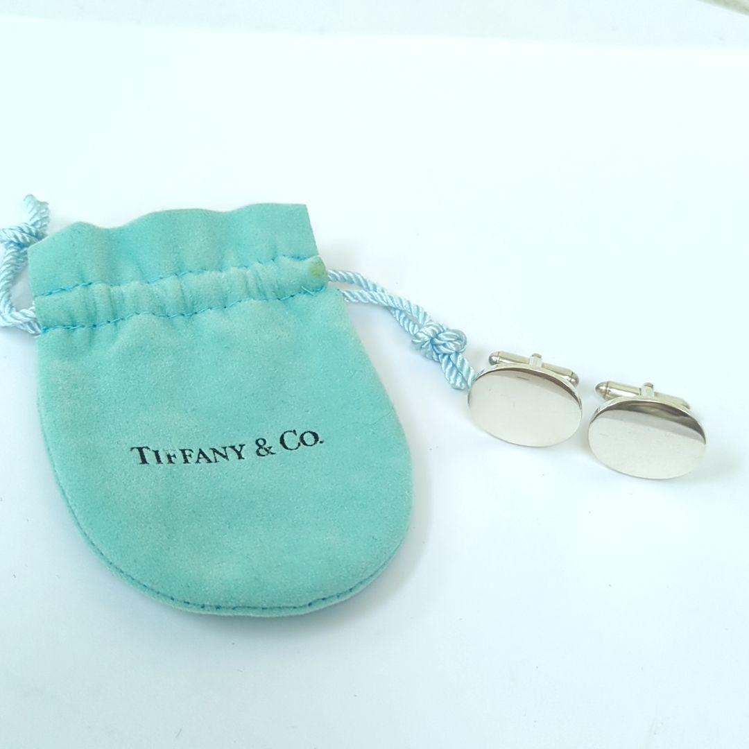 Tiffany & Co ティファニー カフリンクス シルバー オーバル メンズ