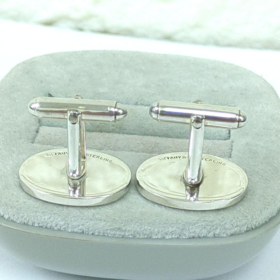Tiffany & Co ティファニー カフリンクス シルバー オーバル メンズ