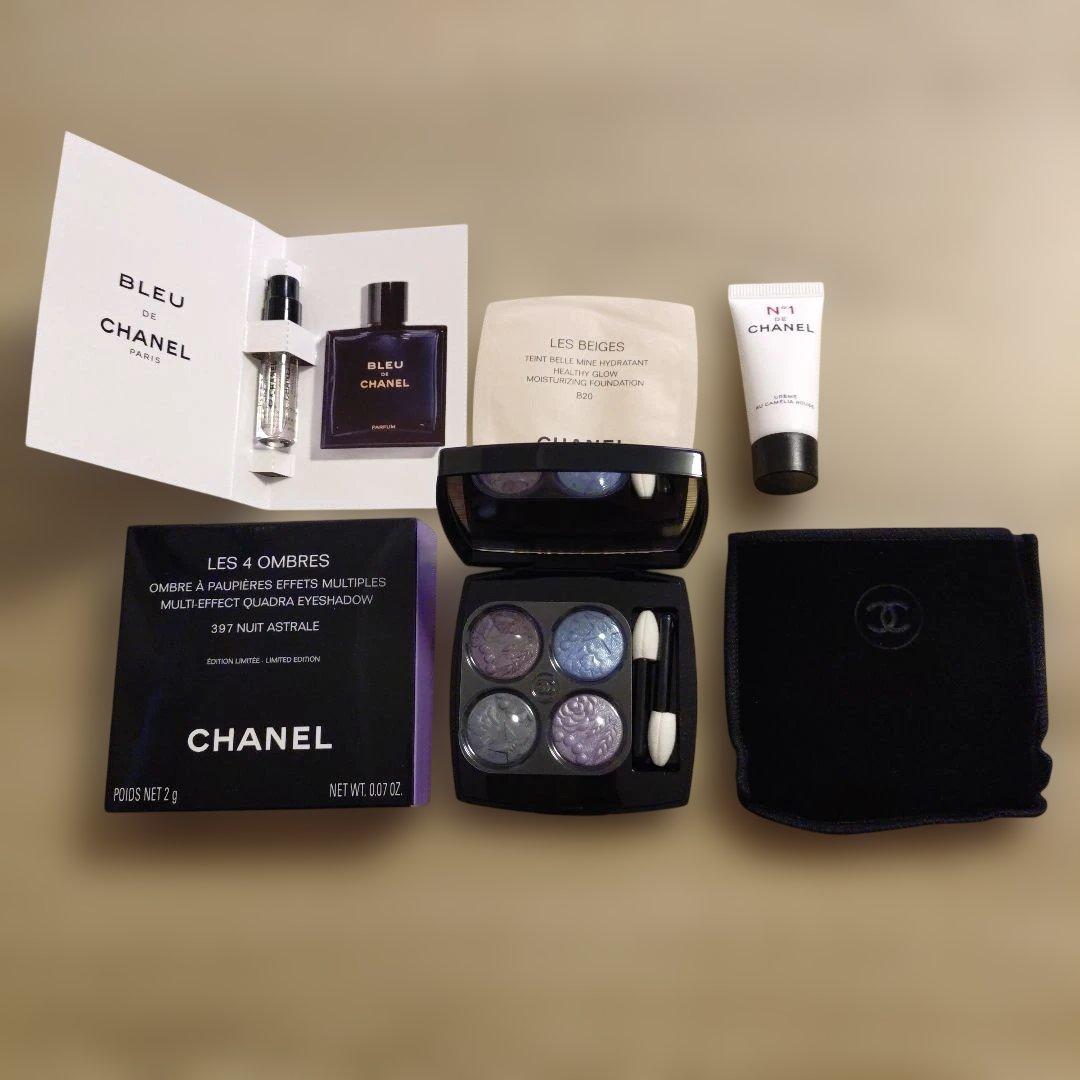 おまけ付 CHANEL レ キャトル オンブル 397 ニュイ アストラル