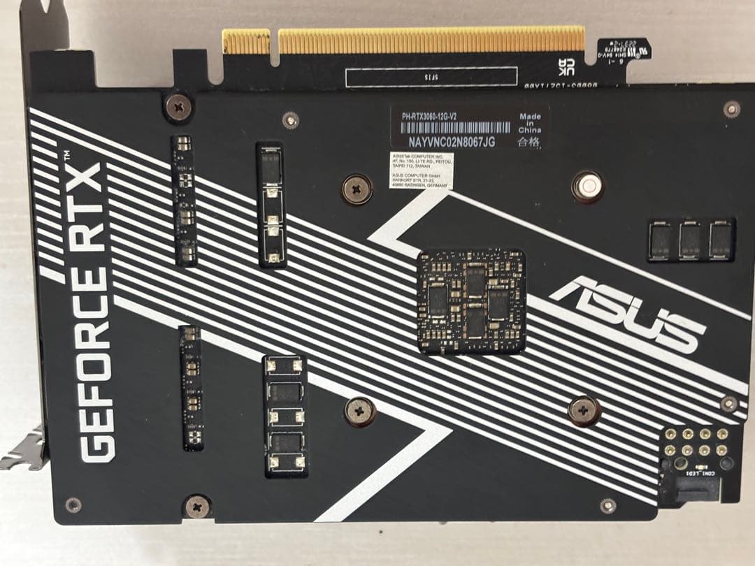 【ジャンク品】ASUS GeForce RTX 3060 12GB