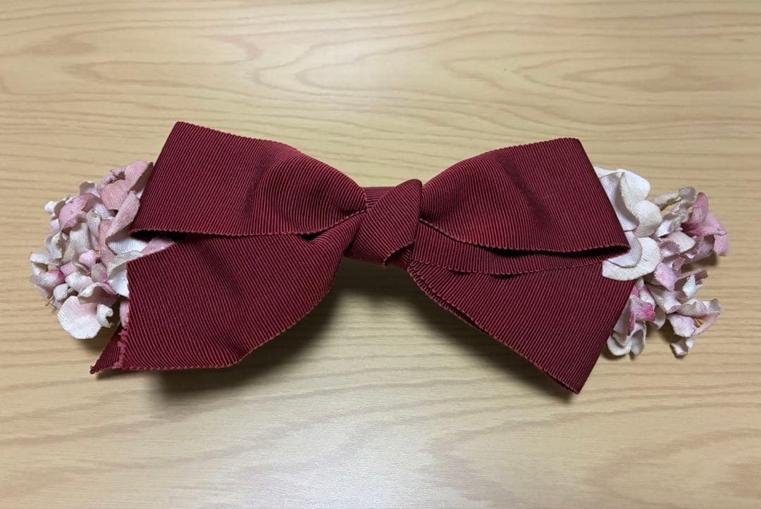 belle des poupee リボンとすみれのヘッドドレス