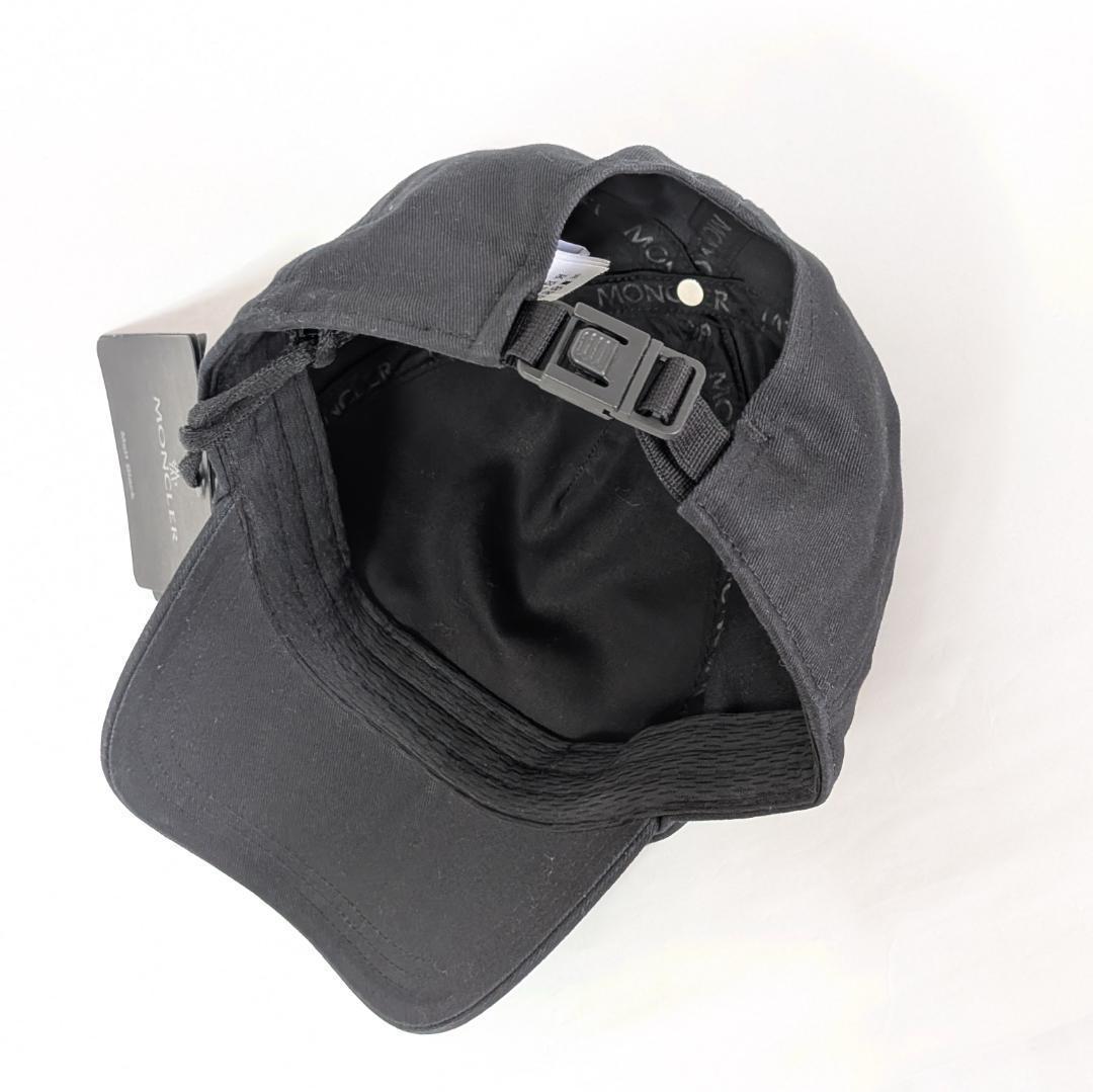 MONCLER モンクレール ロゴキャップ ブラック FREE 正規品 新品