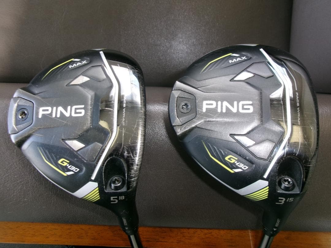 PING G430MAX ３ｗ・５ｗ　2本セット 中古品　送料込