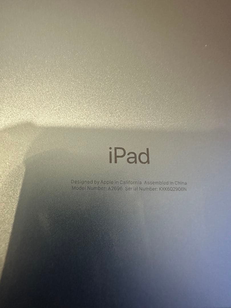 ※ふるふる【ジャンク品】iPad 第10世代 10.9インチ